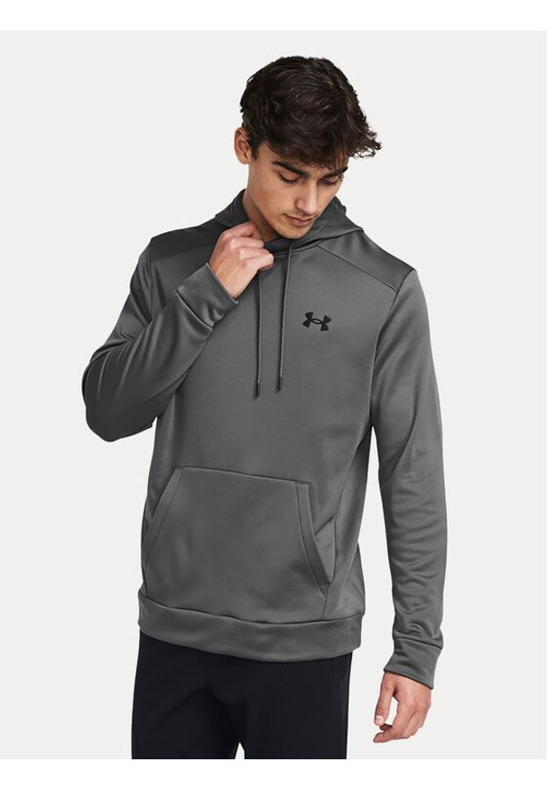 Under Armour Bluza UA Armour Fleece 1373353 Szary Regular Fit. Kolor: szary. Materiał: syntetyk