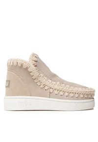 Mou Sneakersy Summer Eskimo Sneaker MU.SW211000O Beżowy. Kolor: beżowy. Materiał: skóra