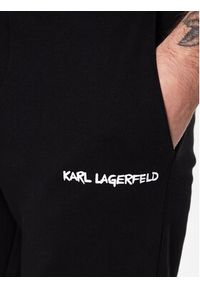 Karl Lagerfeld - KARL LAGERFELD Spodnie dresowe 705403 531900 Czarny Regular Fit. Kolor: czarny. Materiał: bawełna #3