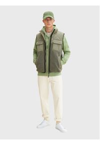 Tom Tailor Denim Bluza 1032768 Zielony Regular Fit. Kolor: zielony. Materiał: bawełna #5