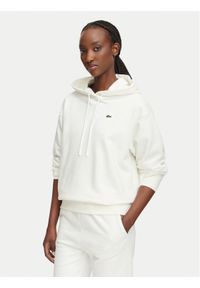 Lacoste Bluza SF7612 Biały Regular Fit. Kolor: biały. Materiał: bawełna #1