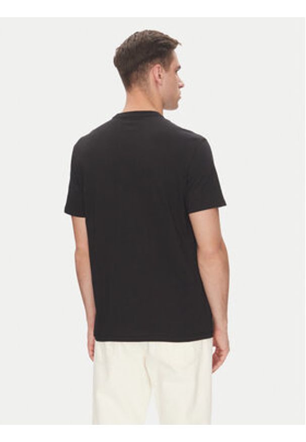 Calvin Klein T-Shirt Outline Tape Graphic LV04RC852G Czarny Regular Fit. Kolor: czarny. Materiał: bawełna