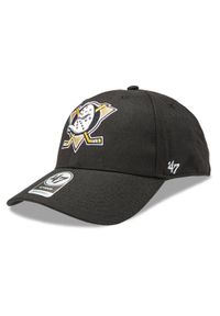 47 Brand Czapka z daszkiem NHL Anaheim Ducks Ballpark Snap 47 MVP H-BLPMS25WBP-BKA Czarny. Kolor: czarny. Materiał: materiał #1