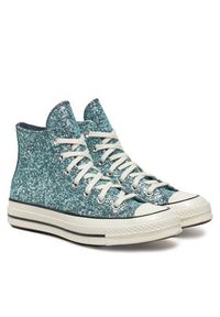 Converse Trampki Chuck 70 Glitter Hi A10097C 486 Niebieski. Kolor: niebieski. Materiał: materiał #4