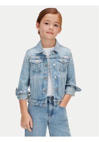 Calvin Klein Jeans Kurtka jeansowa LVCKSJD00G Niebieski Regular Fit. Kolor: niebieski. Materiał: bawełna #1