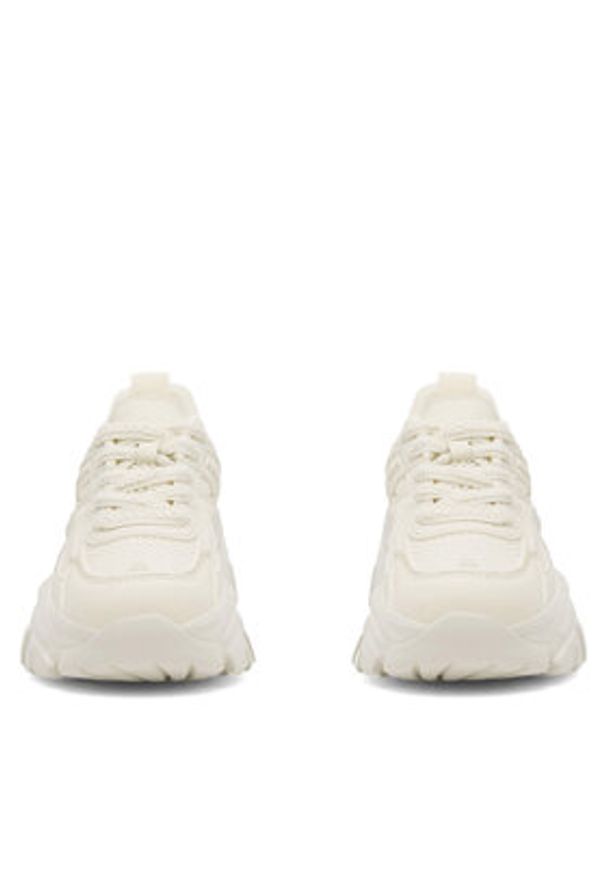 Jenny Fairy Sneakersy Elyna WSMS001-02 Beżowy. Kolor: beżowy. Materiał: mesh, materiał
