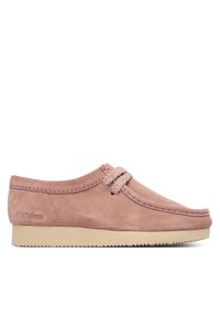 Clarks Półbuty Wallabee Lite. 26328429 Różowy. Kolor: różowy. Materiał: skóra, zamsz #1