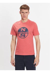 North Sails T-Shirt 692837 Czerwony Regular Fit. Kolor: czerwony. Materiał: bawełna #1