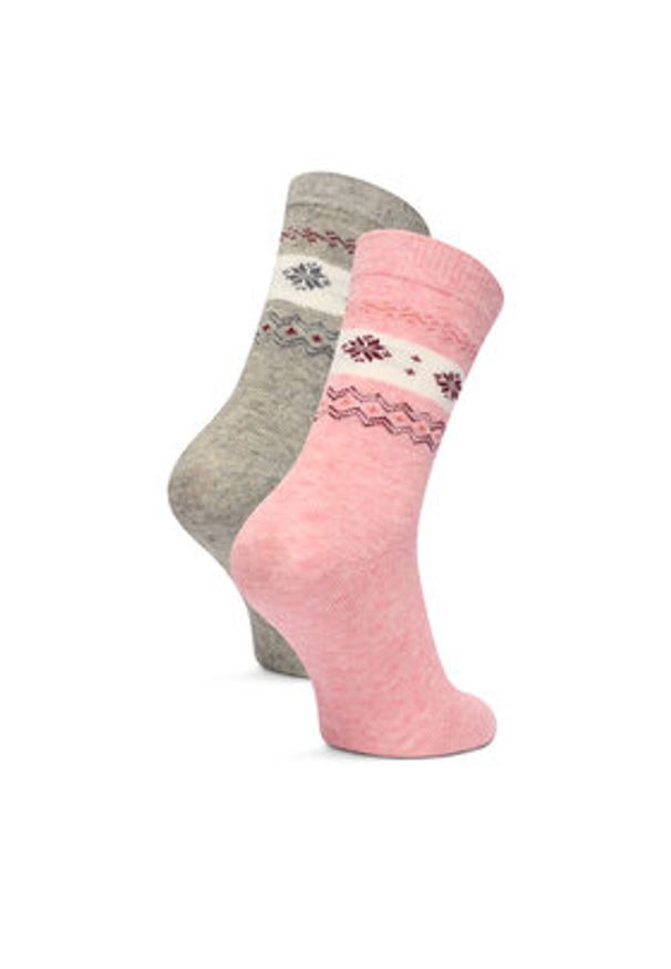 Gino Rossi - GINO ROSSI Skarpety długie CEO_BR_GR_006_W_AW25 (2 PACK) Kolorowy. Materiał: poliester. Wzór: kolorowy