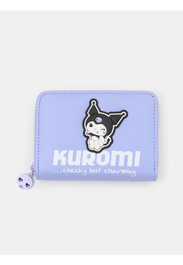 Sinsay - Portfel z imitacji skóry Kuromi - wielobarwny. Materiał: skóra