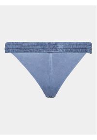 Calvin Klein Swimwear Dół od bikini KW0KW02065 Granatowy. Kolor: niebieski. Materiał: syntetyk