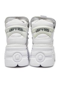 NEW ROCK Sneakersy M-106-S53 Biały. Kolor: biały. Materiał: skóra #4