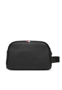 TOMMY HILFIGER - Tommy Hilfiger Kosmetyczka Th Foundation Washbag AM0AM14764 Czarny. Kolor: czarny. Materiał: skóra #4