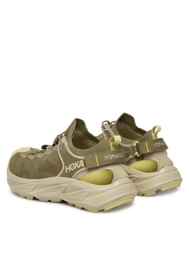 HOKA - Hoka Sandały Hopara 2 1147650 Zielony. Kolor: zielony. Materiał: materiał