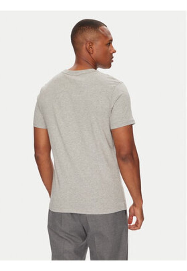 TOMMY HILFIGER - Tommy Hilfiger T-Shirt UM0UM03525 Szary Regular Fit. Kolor: szary. Materiał: bawełna