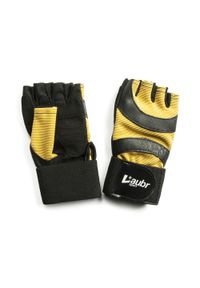 FIVE GLOVES - Laubr Sport Rękawiczki fitness — skóra/poliester, rozmiar S. Kolor: czarny, niebieski, wielokolorowy, zielony. Materiał: poliester, skóra. Sport: fitness #1