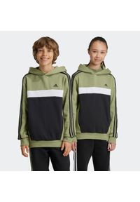 Adidas - Bluza z kapturem dziecięca ADIDAS. Typ kołnierza: kaptur. Materiał: bawełna, włókno, materiał