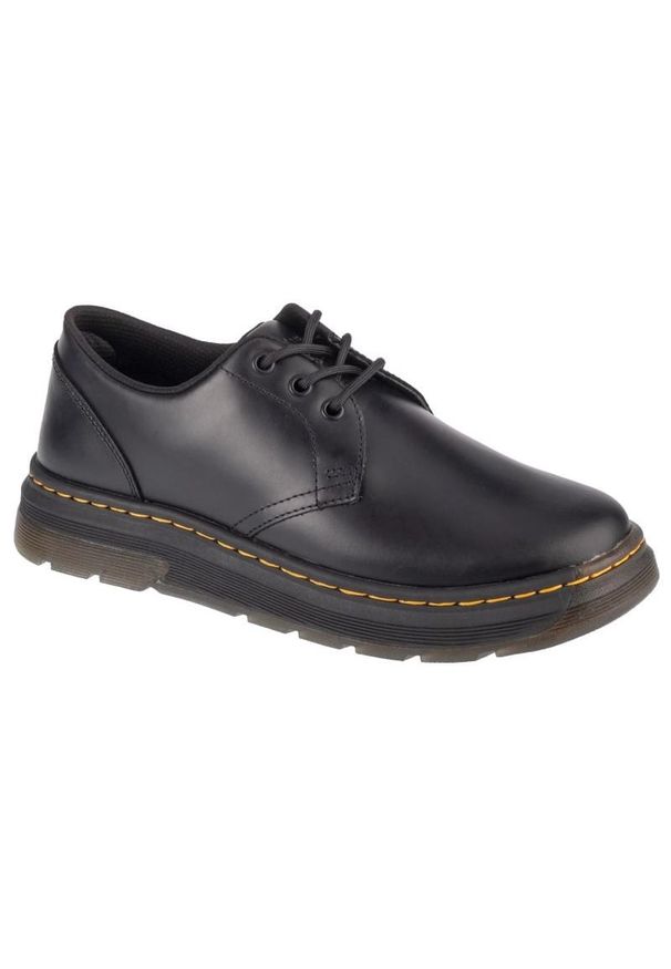 Buty Dr. Martens Crewson Lo M DM31669001 czarne. Nosek buta: okrągły. Zapięcie: sznurówki. Kolor: czarny. Materiał: guma, skóra, materiał. Szerokość cholewki: normalna. Styl: klasyczny