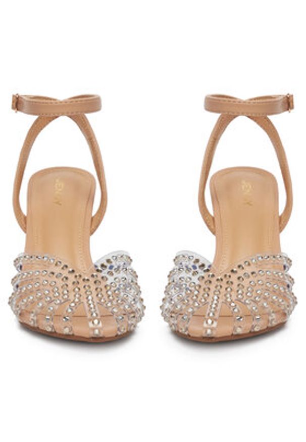 Jenny - JENNY Sandały R25SS0511 Beżowy. Kolor: beżowy. Materiał: skóra