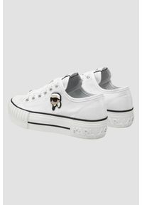Karl Lagerfeld - KARL LAGERFELD Białe damskie trampki KAMPUS MAX NFT, Rozmiar 37. Kolor: biały #4