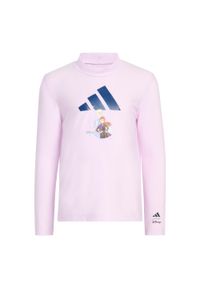 Koszulka Do Pływania Rash Guard Adidas Disney Frozen. Kolor: fioletowy, wielokolorowy, różowy. Wzór: motyw z bajki #1