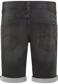 Mustang - MĘSKIE SZORTY MUSTANG Chicago Shorts Z Denim Black 1015693 4000 881. Materiał: denim