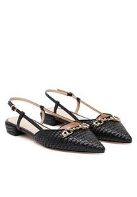 TwinSet - TWINSET Sandały 251TGT052 Czarny. Kolor: czarny. Materiał: skóra #4