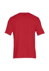 Under Armour - Męska Koszulka Sportowa. Kolor: czerwony