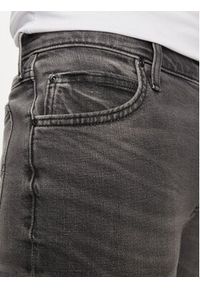 Lee Szorty jeansowe Rider 112349328 Szary Slim Fit. Kolor: szary. Materiał: bawełna