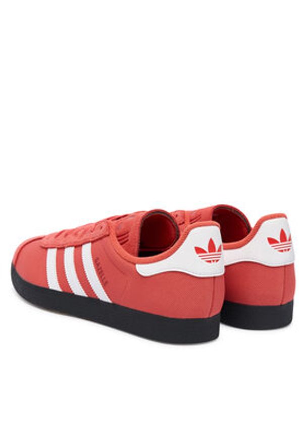Adidas - adidas Sneakersy Gazelle JR6295 Czerwony. Kolor: czerwony. Materiał: skóra, zamsz. Model: Adidas Gazelle