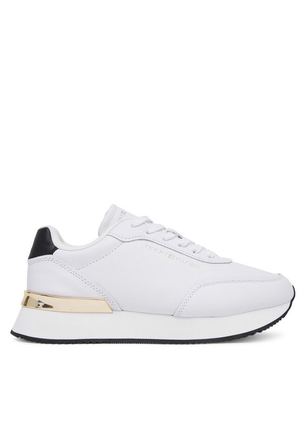 TOMMY HILFIGER - Sneakersy Tommy Hilfiger. Kolor: biały