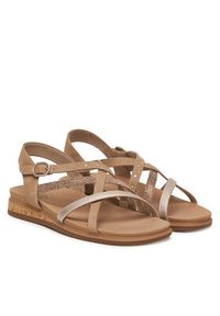 skechers - Skechers Sandały Desert Kiss Low 114713/TPE Brązowy. Kolor: brązowy. Materiał: skóra #4