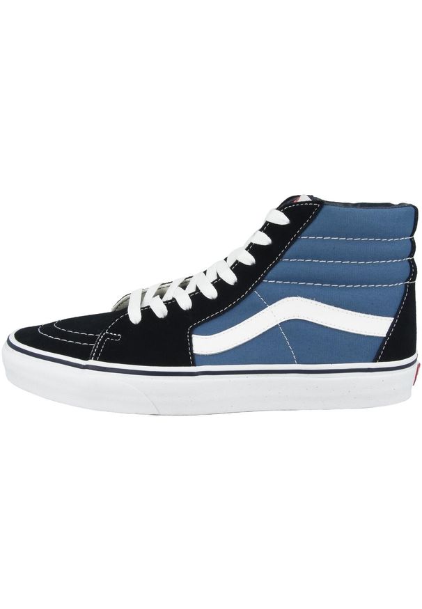 Vans - Buty VANS UA SK8-HI Niebieski. Kolor: niebieski. Materiał: tkanina, skóra. Model: Vans SK8. Sport: turystyka piesza