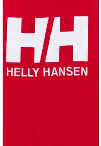 Helly Hansen t-shirt HH LOGO T-SHIRT 33979. Okazja: na co dzień. Kolor: czerwony. Materiał: dzianina. Wzór: aplikacja. Styl: casual #4
