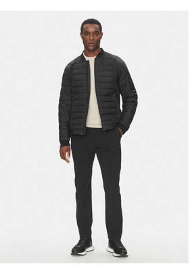 BOSS Kurtka bomber J_Ordos 50529693 Czarny Regular Fit. Kolor: czarny. Materiał: syntetyk