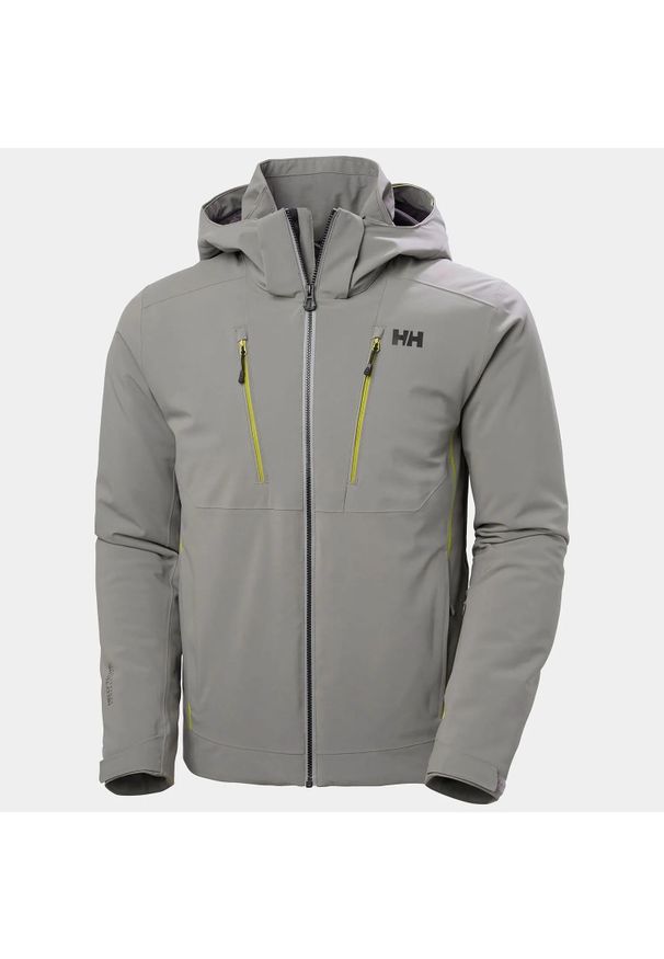 Kurtka Narciarska męska Helly Hansen Alpha 4.0 Jacket. Kolor: szary. Sezon: zima. Sport: narciarstwo