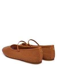 Lauren Ralph Lauren - LAUREN RALPH LAUREN Baleriny Jayna 802P04176006 Brązowy. Kolor: brązowy. Materiał: skóra #4