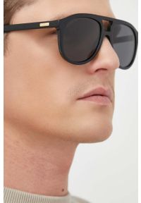 Gucci okulary przeciwsłoneczne GG1320S męskie kolor czarny. Kolor: czarny #4