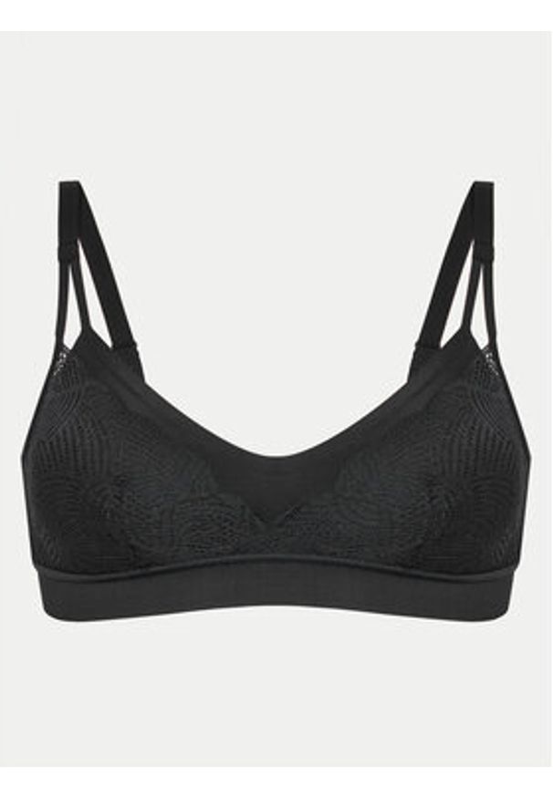 Chantelle Biustonosz braletka Soft Stretch C11GQ9 Czarny. Kolor: czarny. Materiał: syntetyk