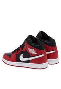 Nike Sneakersy Air Jordan 1 Mid DQ8426 Czerwony. Kolor: czerwony. Materiał: skóra. Model: Nike Air Jordan #3