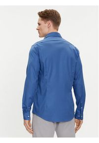 Calvin Klein Koszula K10K108426 Niebieski Slim Fit. Kolor: niebieski. Materiał: bawełna