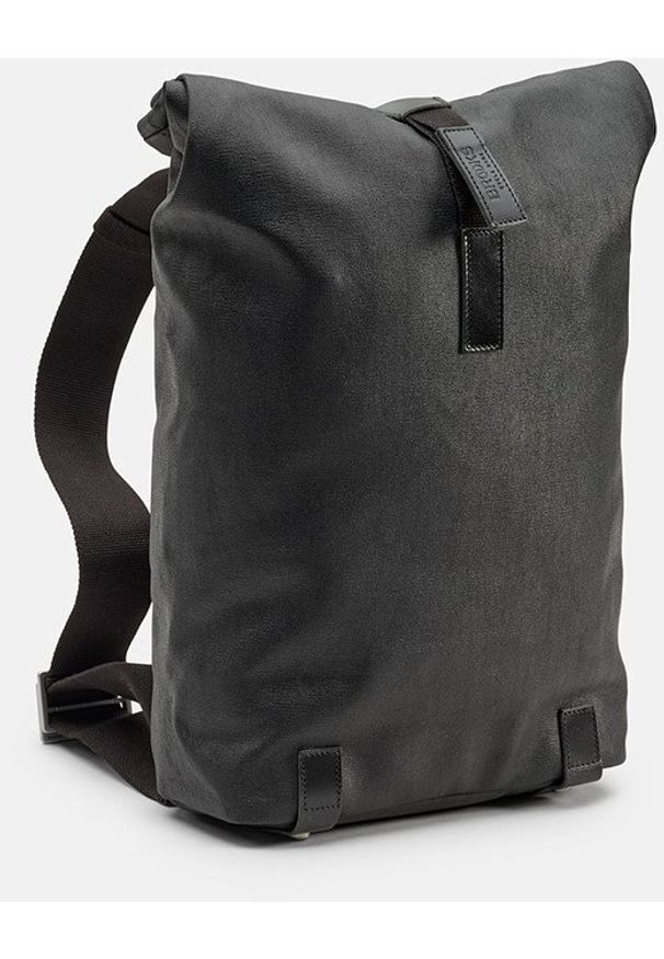 Brooks - Plecak BROOKS PICKWICK COTTON CANVAS, Total Black, Pojemność 12L, Wodoodporna bawełna (NEW). Materiał: bawełna