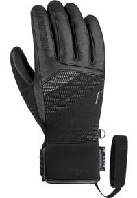 Rękawice narciarskie męskie Reusch Re:Knit Eclipse R-TEX® XT. Kolor: czarny. Materiał: dzianina, skóra. Sport: narciarstwo