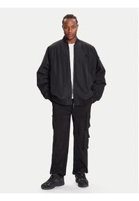 Adidas - adidas Kurtka bomber Teamgeist JW3498 Czarny Loose Fit. Kolor: czarny. Materiał: syntetyk #6