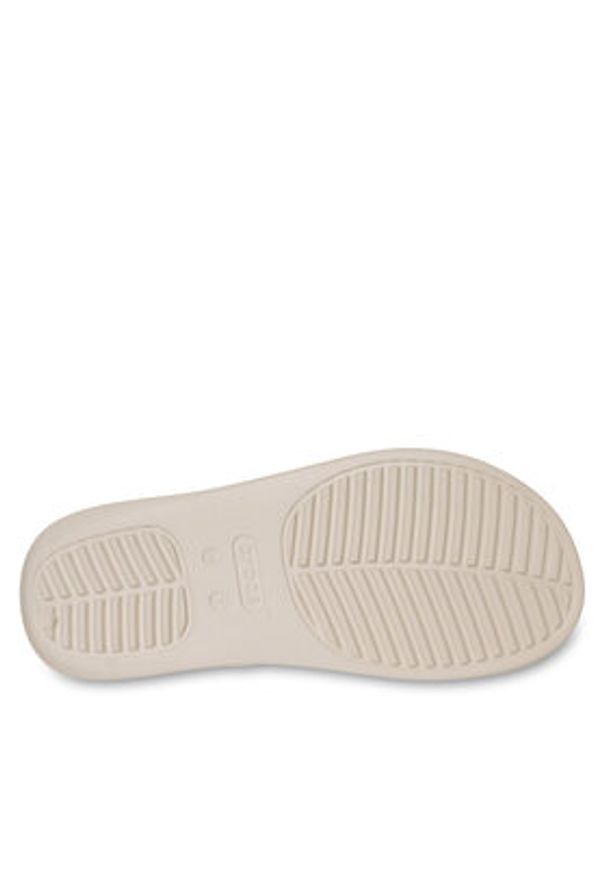 Crocs Japonki Getaway Triangle Flip 212018 Beżowy. Kolor: beżowy