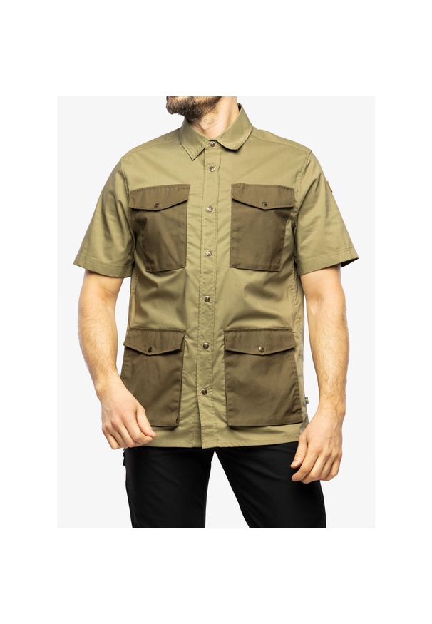 Fjällräven - Koszula turystyczna męska Fjallraven Raven Shirt S/S. Kolor: zielony