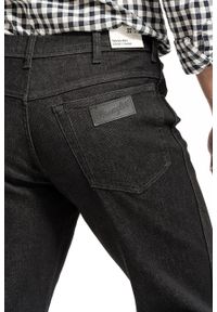 Wrangler - WRANGLER TEXAS MĘSKIE SPODNIE JEANSOWE JEANSY BLACK STROKE W121T490U #9