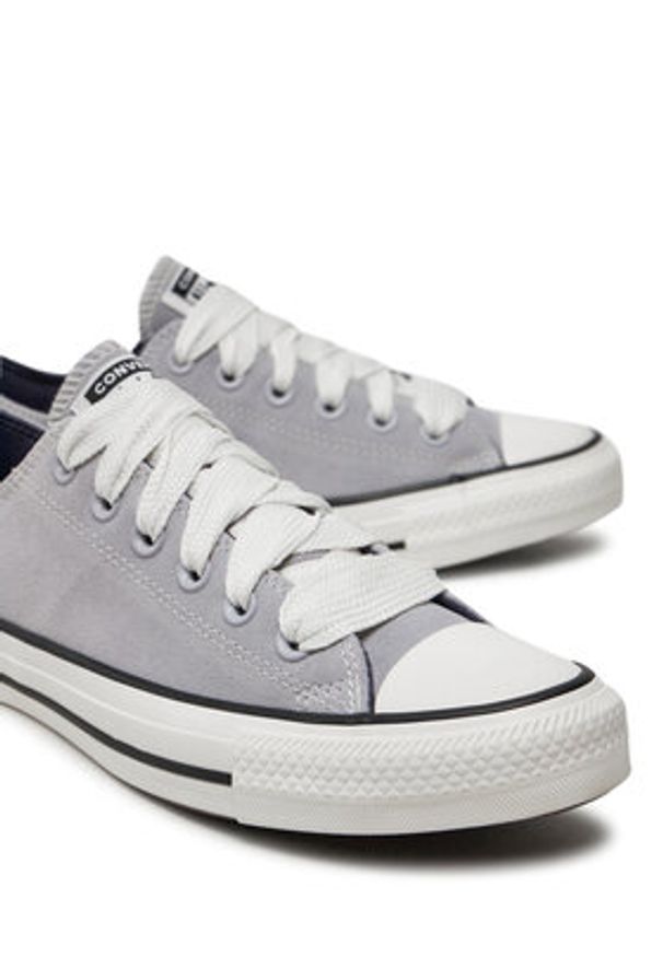 Converse Trampki Chuck Taylor All Star Suede A10417C Fioletowy. Kolor: fioletowy. Materiał: zamsz, skóra