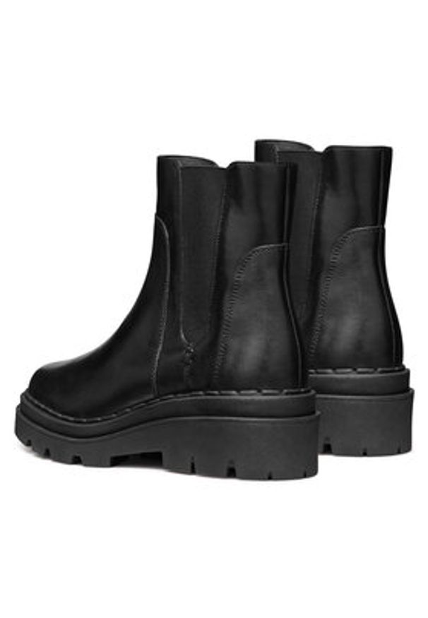 Geox Sztyblety D Felleny D46XEC 043NH C9999 Czarny. Kolor: czarny. Materiał: materiał