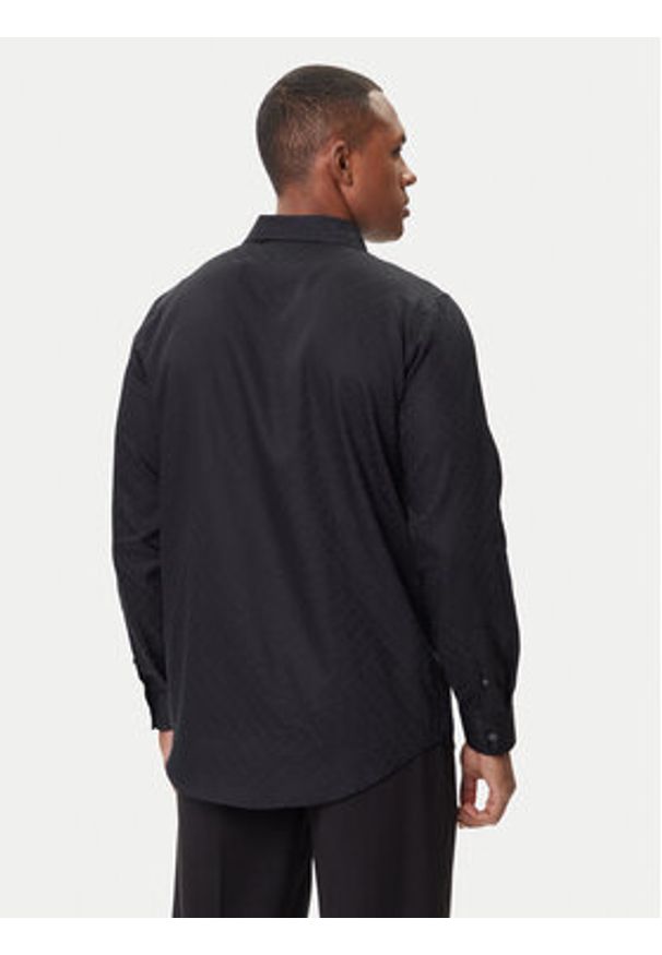 Armani Exchange Koszula XM001142 AF13131 FC022 Czarny Regular Fit. Kolor: czarny. Materiał: bawełna